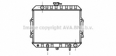 AVA QUALITY COOLING mt2015 -  Радиатор, охлаждение двигателя
